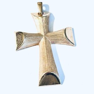Large Vintage Avon Cross Pendant